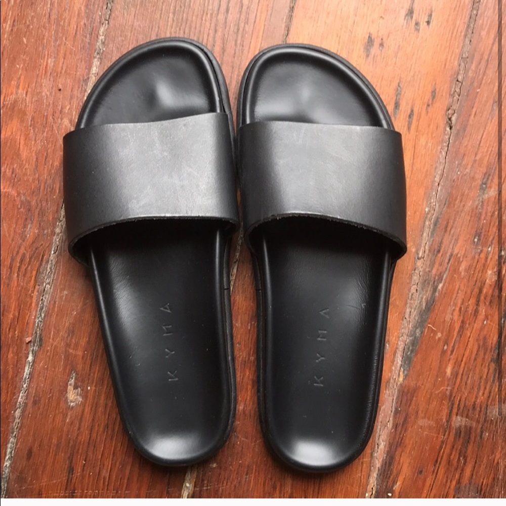 Genuine leather reformation kyma sandals
